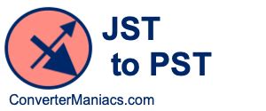 jst to pst